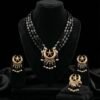 Heritage Black Bead Chand Tara Jewelry Set