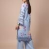 skyblue-Linen Viscose 3-Piece Set