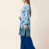 Teal-Blue-printed-premium-linen