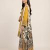 Mustard Yellow-printed-3pc-set