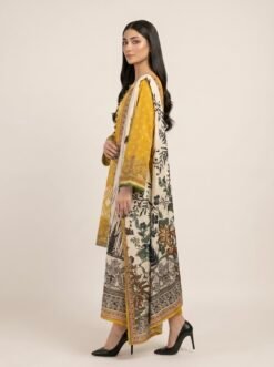 Mustard Yellow-printed-3pc-set