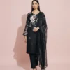 Black-embroidered-vicose