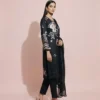 Black-embroidered-vicose