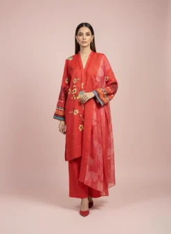vicose-linen-red