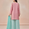 Noor-e-Rosé – Luxury Embellished Katan Silk Ensemble