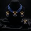 Heritage Blue Bead Chand Tara Jewelry Set
